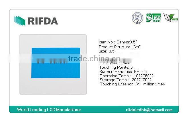 3.5" capacitive touch screen display for mobile phone