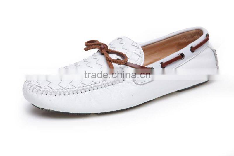 guangzhou trendy leather easy wear men shoes