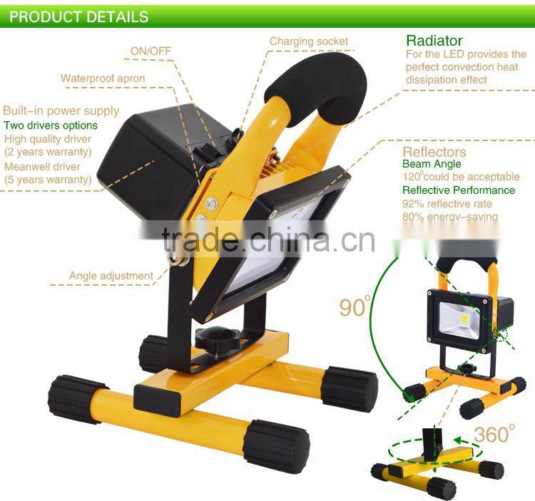 SL-YDT1001 Made in China Wholesale 10W Rechargeable LED Camping Lamp with CE Certificate