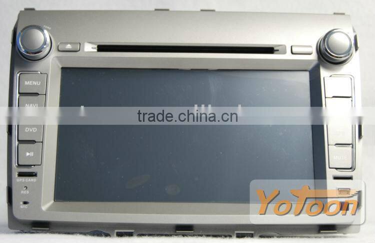 Car DVD GPS Player for Mazda 8, 7 inch PIP/12 languages USB/SD/BT/IPOD/AV-in/AUX/ back view/car logo/wallpaper