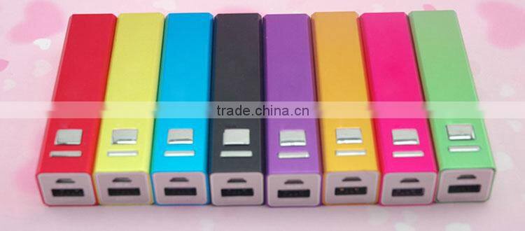 Christmas gift powerbank Portable 2000mAh 2200mAh 2600mAh aluminium mobile power bank Portable External Battery Charger