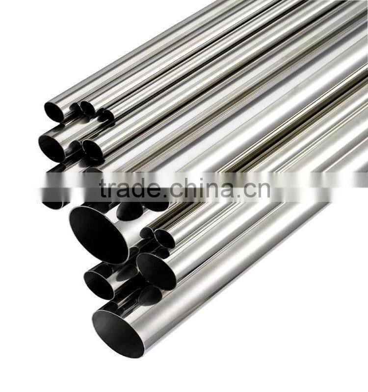 Stainless steel handrail hollow pipe, stainless steel 304 welded tubing, stainless steel flexible hose pipe
