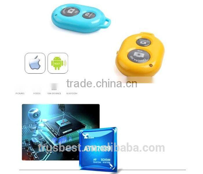 Wireless Self Selfie Stick Handheld Monopod+Clip Holder+Bluetooth Camera Shutter Remote Controller for iPhone Samsung gopro