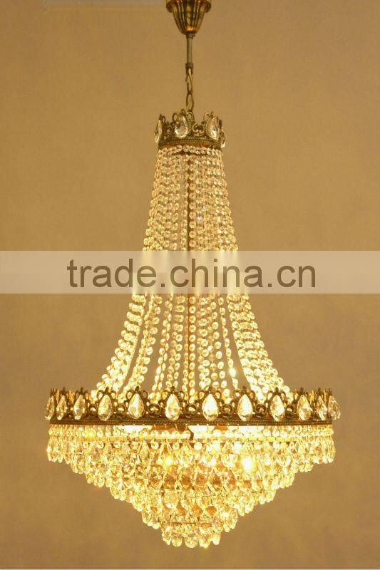 Antique French Style Crystal Chandelier Classic Large Lighting Huge Lustre Lamp ST05241