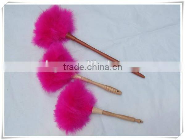 Popular Chinese lambs wool Duster with red color