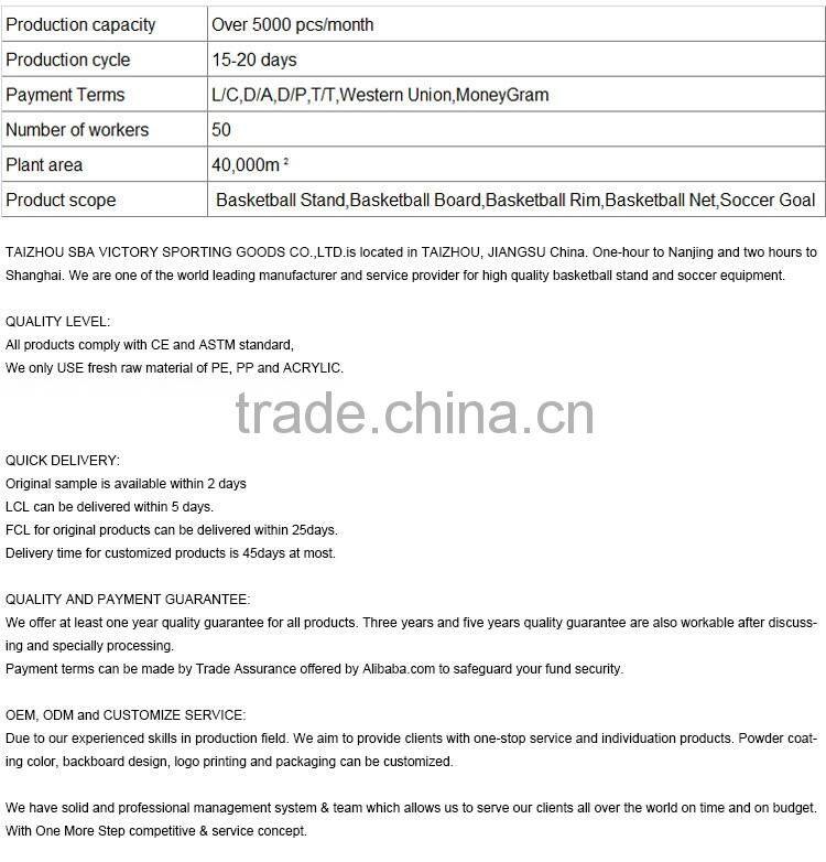 High quality mobile basketball stand