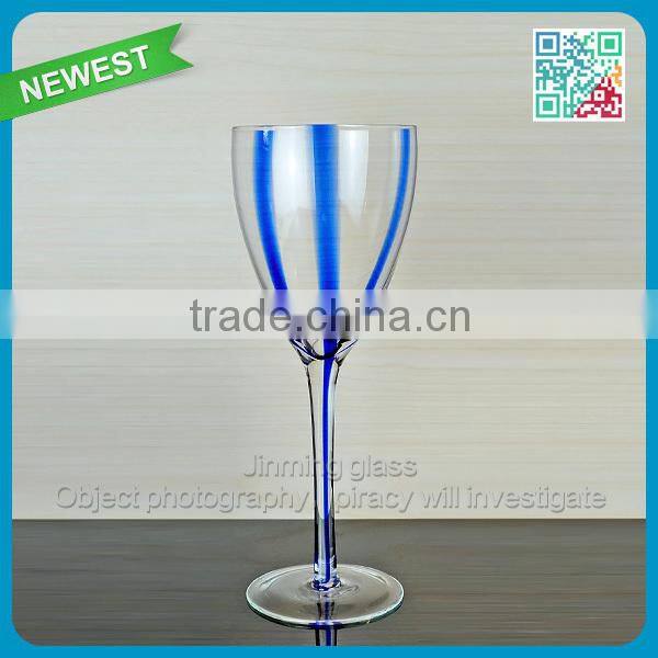 Bridal shower party champagne glasses goblet colored bridesmaid and bride's dresses champagne goblet glass clear glass stemware