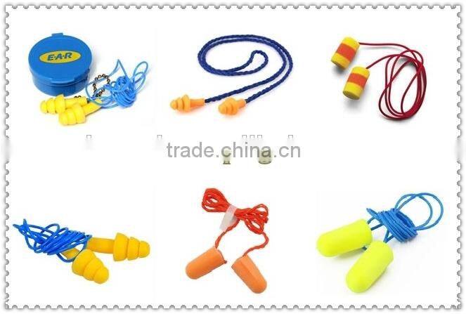 3M 340-4004 polyurethane ear plug, polyurethane material ear plug, prevent noise ear plug