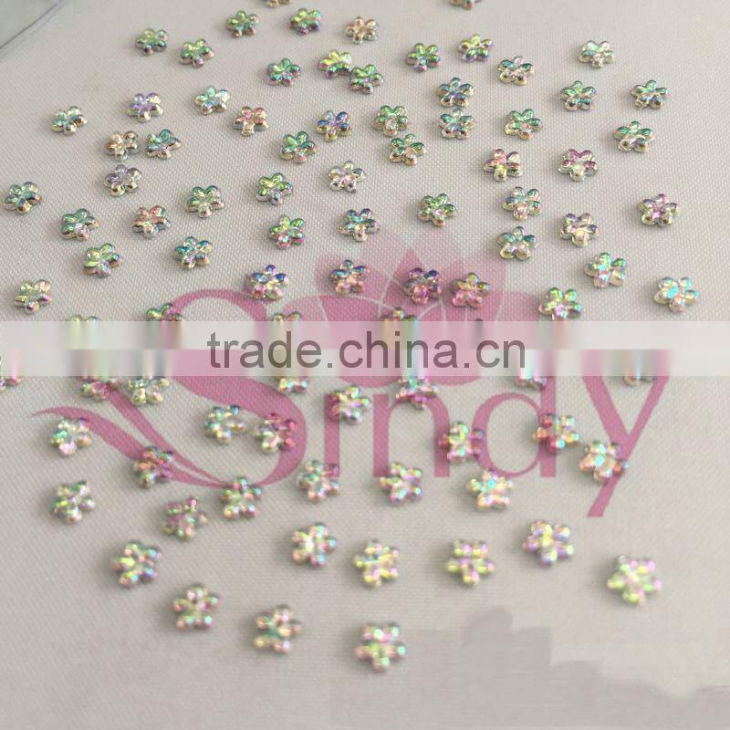3D nail art wheel AB color special shape mini acrylic rhinestone nail art wheel ZX:AT07