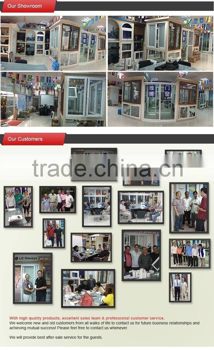 Export standard pvc sliding windows with German hardware