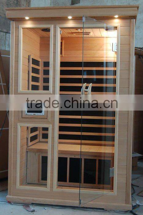 LCD TV sauna canadian hemlock far infrared sauna new style