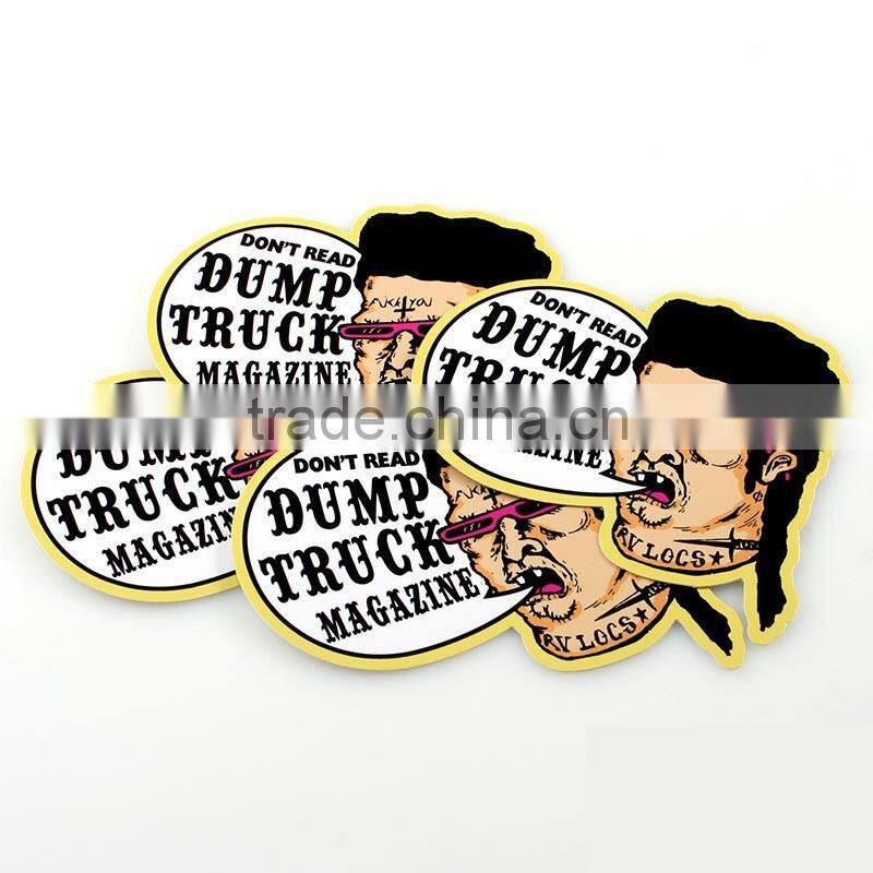 Colorful custom die cut stickers decals and custom car decals, Removable Die cut vinyl stickers car stickers printing --- DH0275