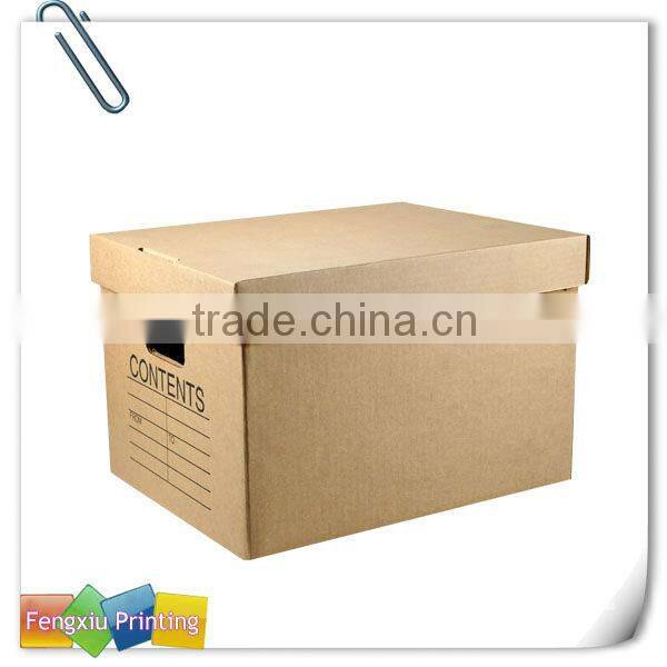 Customized Business Printed Foldable Paper Brochure Storage Box