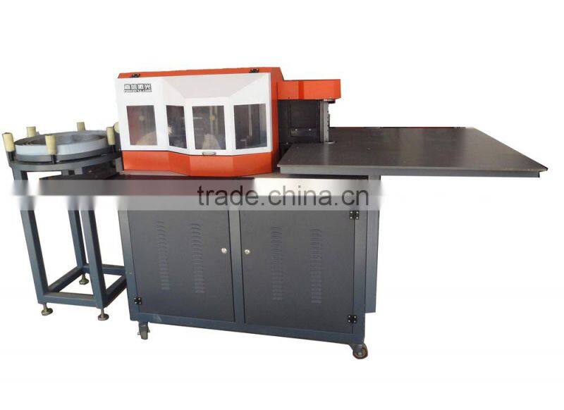 Auto Aluminum/stainless /carbon/mild/iron steel/galvanize plate letter/character bending machine price for advertising logos