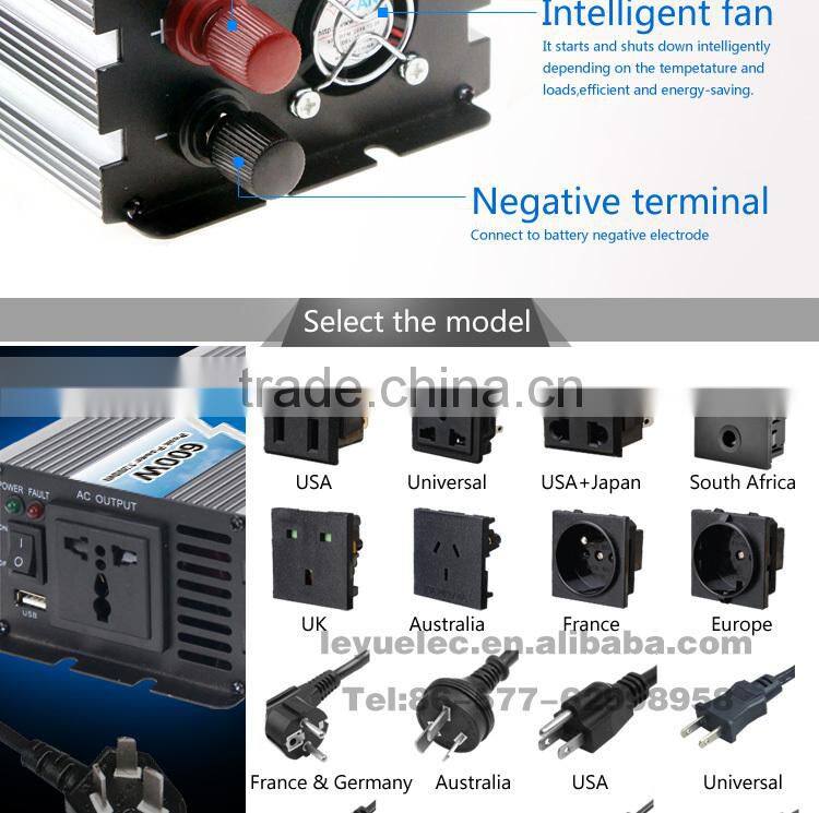 OPIP-500-1-12 CE 12V to 110V 120V pure sine wave 12v 110v 500w china power inverter