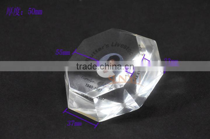 Chinese Awards Supplier Acrylic Clear Round Shape Award
