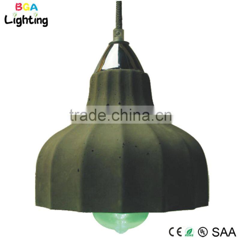E27 lamp socket concrete lamp shade pendant lights/ lighting