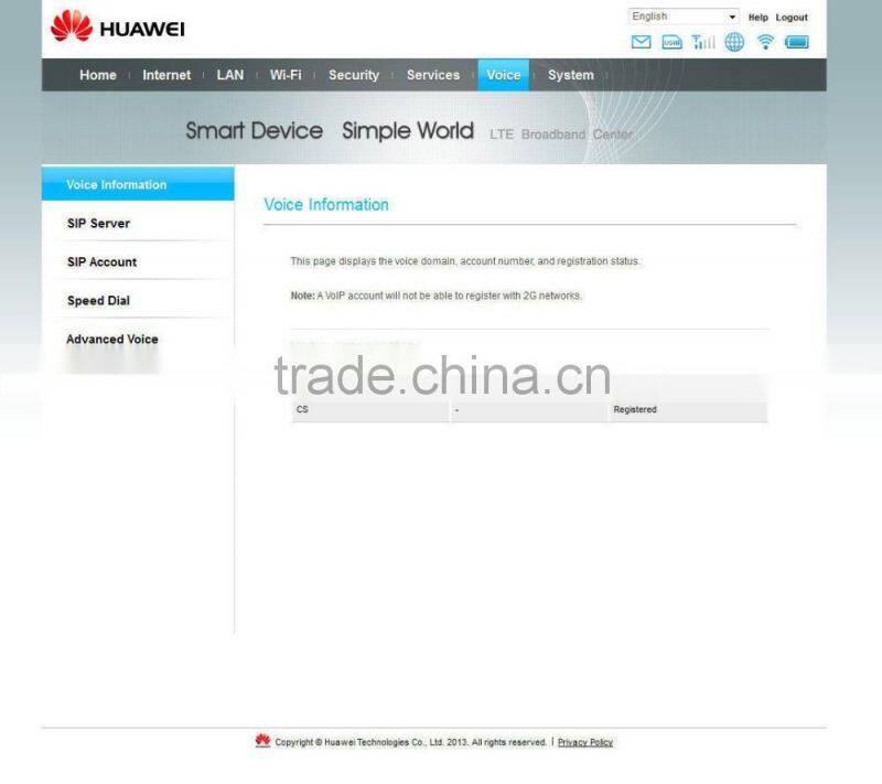 Huawei E5172s-22 LTE FDD800/900/1800/2100/2600Mhz TDD2600Mhz Wireless Gateway Router