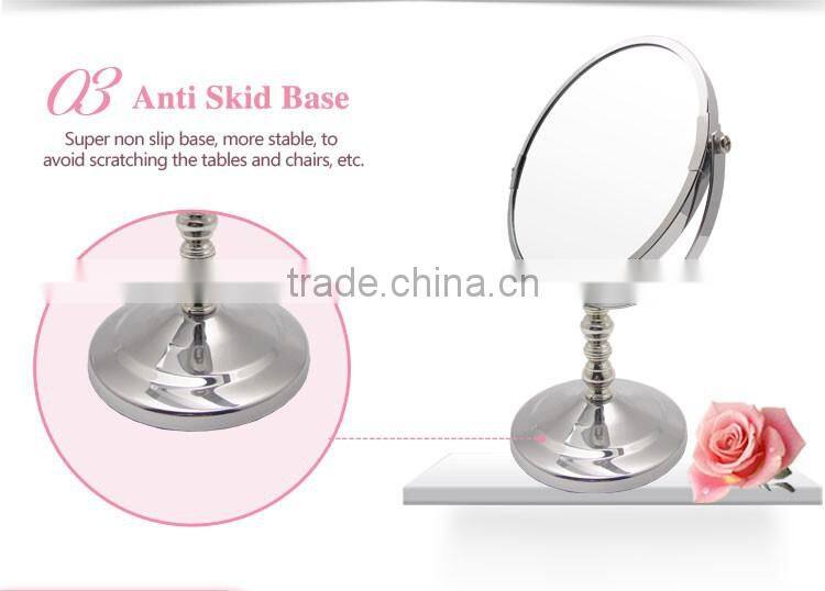 Chrome Plated Finishing Double Sides Convex Cosemtic Mirror with good quality
