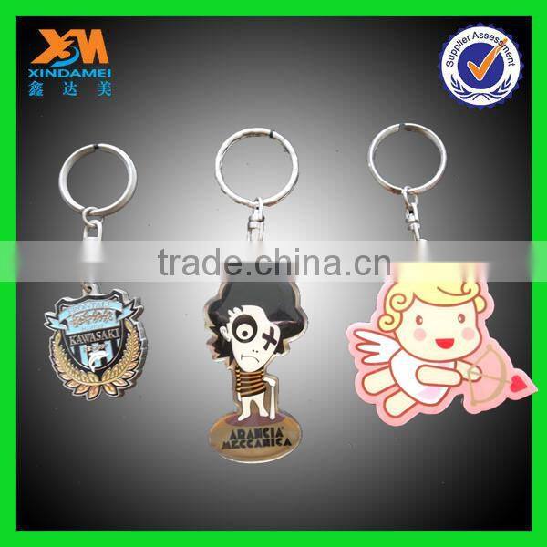 Good quality hot selling pu keychain for car