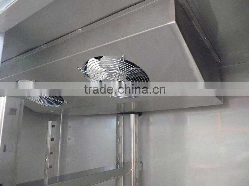 vertical deep freezer auto defrost for cake and pizza