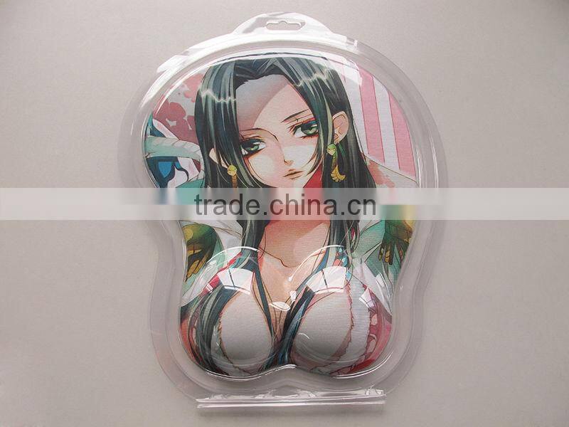 Customized 3D gel breast mouse pad