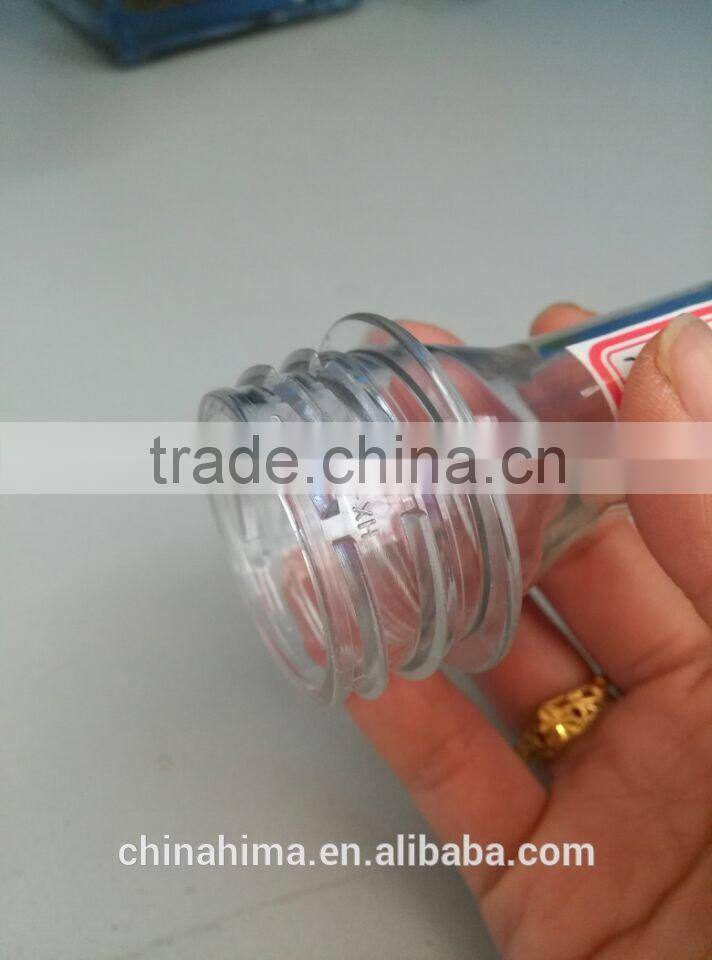plastic bottle preform HX-3863 63G PET PREFORM