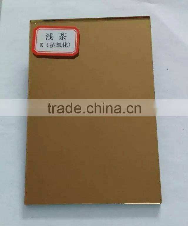 Hot sale high quality doubled coated colored mirror with CE and ISO certificate for building