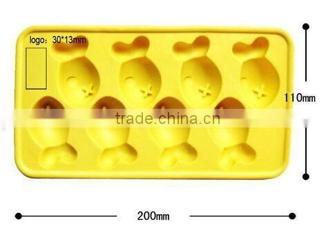 Fish Shape Silicone DIY Custom Animal Personalized Animal Ice Cube Tray