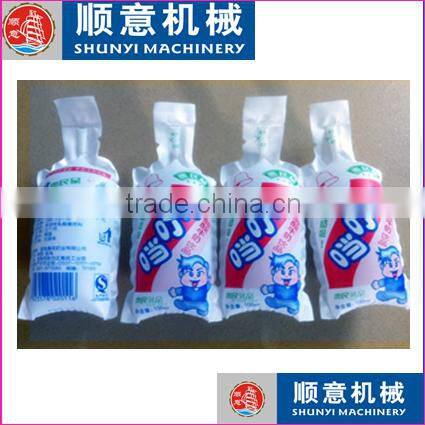 8 heads 8 nozzles soft tube plastic bag/plastic water filling sealing packing machine
