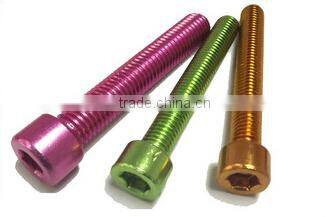 OEM Customize Socket Head Cap Thread M3 Aluminum Anodized Screw and Bolt Manufacturer