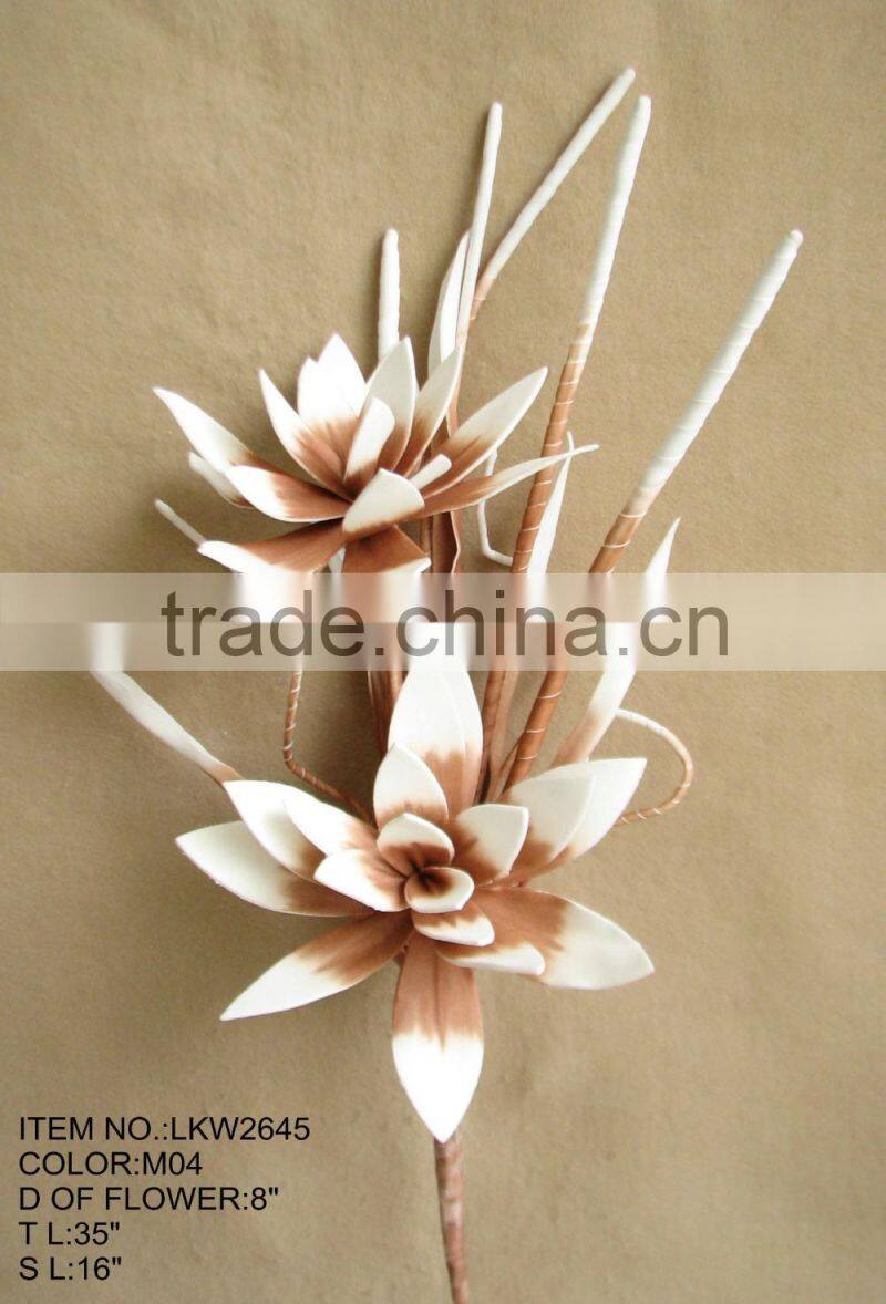high quality artificial faux single head flowers with realistic-looking twigs popular corner decorative flowers