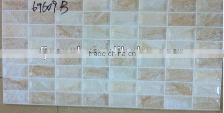 300x600mm beautiful beige wall ceramic 3D tiles house design