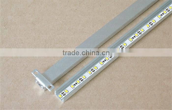 7x11mm Slim LED alu profile for shelf light without any cover