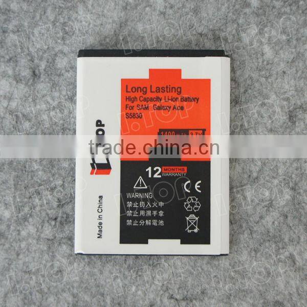 1400 mah battery for galaxy ace EB494358VU