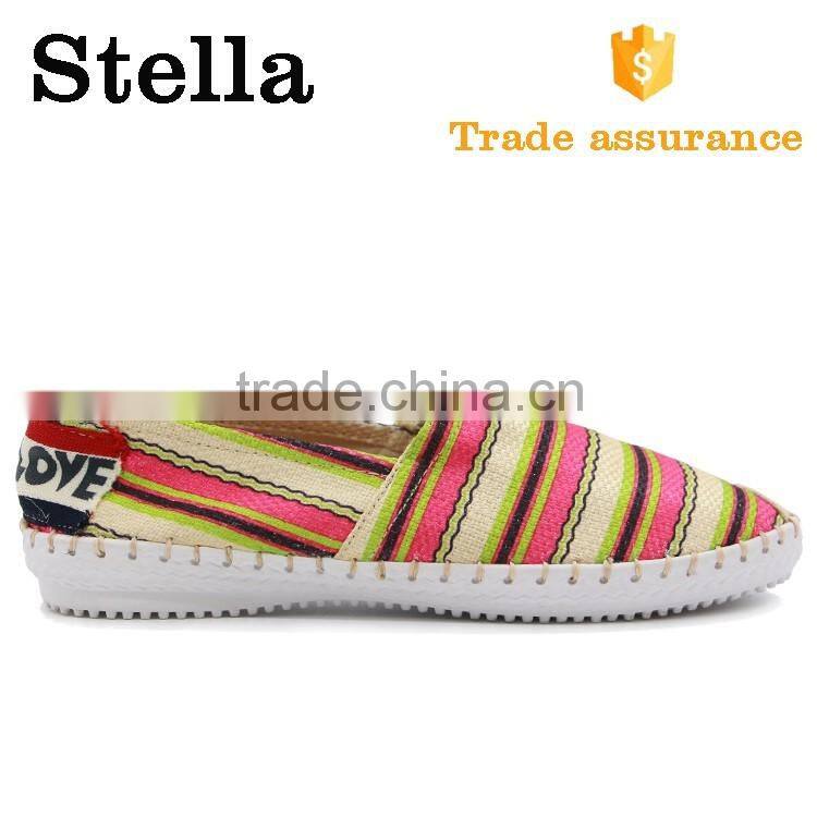 Wholesale casual woven rope rubber moccasin for men