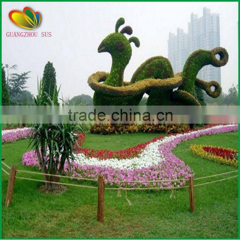 2015 novelty china artificial animal topiary for garden decor
