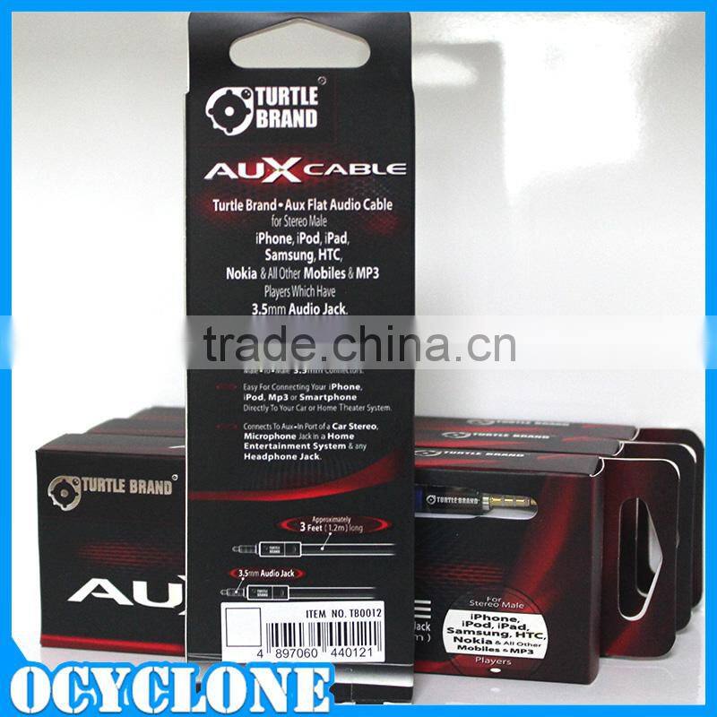 2015 Best Sale 3.5MM Male to Male Stereo Audio Cable in Cell Phone