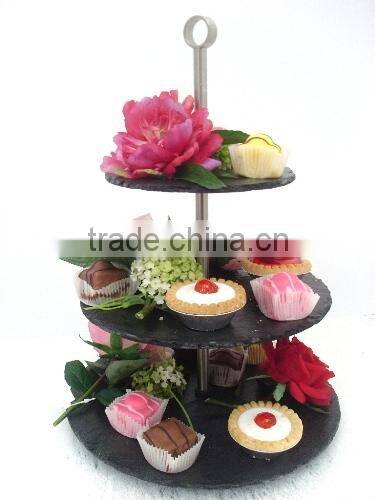 New designed natural slate cake show