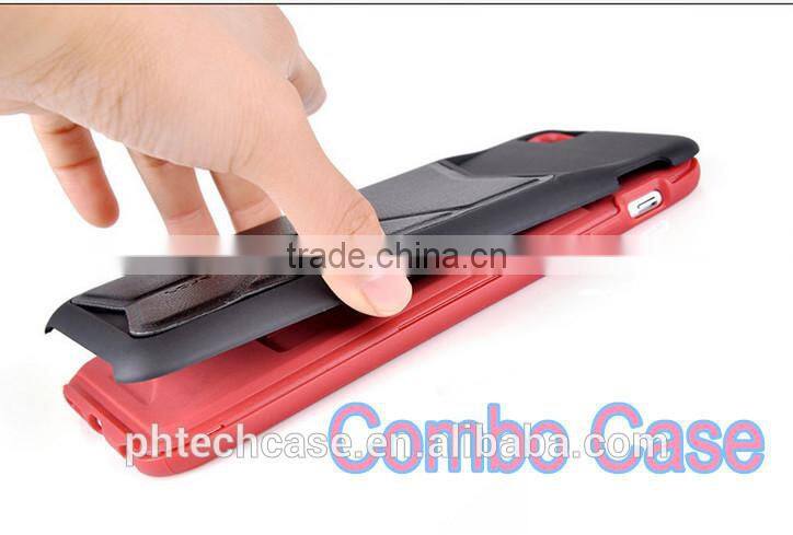 for iphone 6 credit card case TPU + PU leather Bar Phone Case cover new style