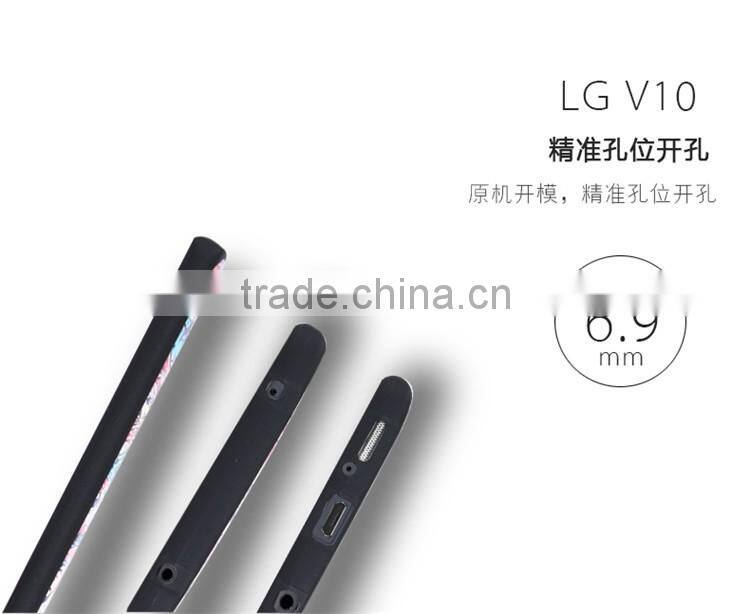 Colored drawing Flower Flag Catoon Soft TPU Silk Skin case for LG G5/LG V10