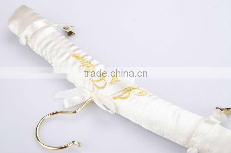 LEC-S5039 China satin hangers with clips