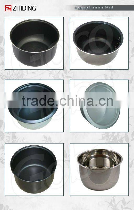 Fullbody Straight Rice Cooker, Aluminum Steamer with S/S Lid