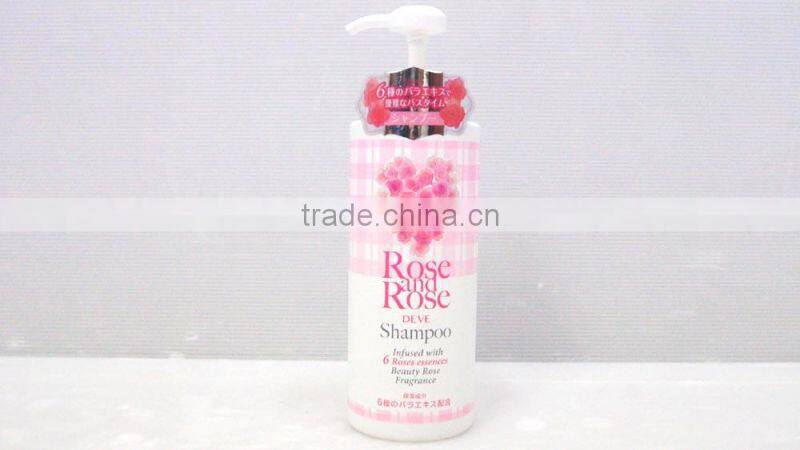 /DEVE/ Rose and Rose Shampoo Bottle Infused with 6 Roses essences Beauty Rose Fragrance Products Made in Japan TC-005-73