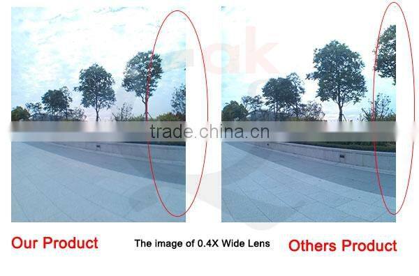 2 in1 camrea lens 0.4X Super Wide Angle+10X Macro Photo Lens Kit for iPhone Samsung