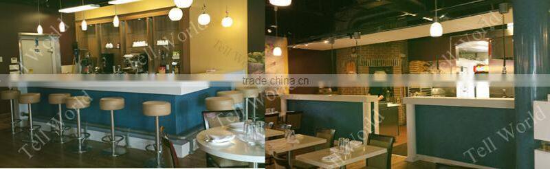 2016 Alibaba Golden Acrylic solid surface bar counter/translucent stone bar table/bar counter for sale