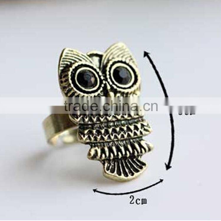 online shopping beautiful finger owl ring designs