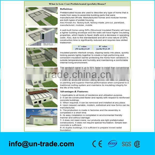 low cost insulated prefb villa