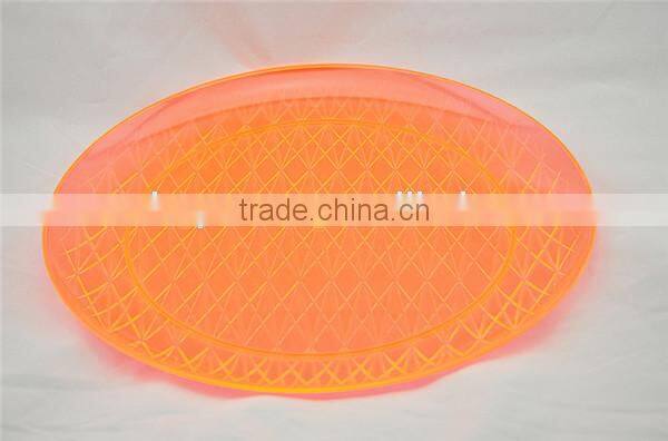14" Plastic Round Reusable Tray