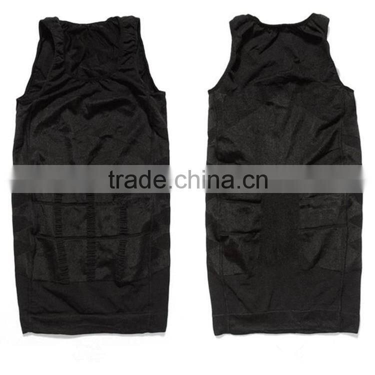 Mens Body Shaper, slimming vest for men ,Stomach Trimmer Undershirt mens slim tops